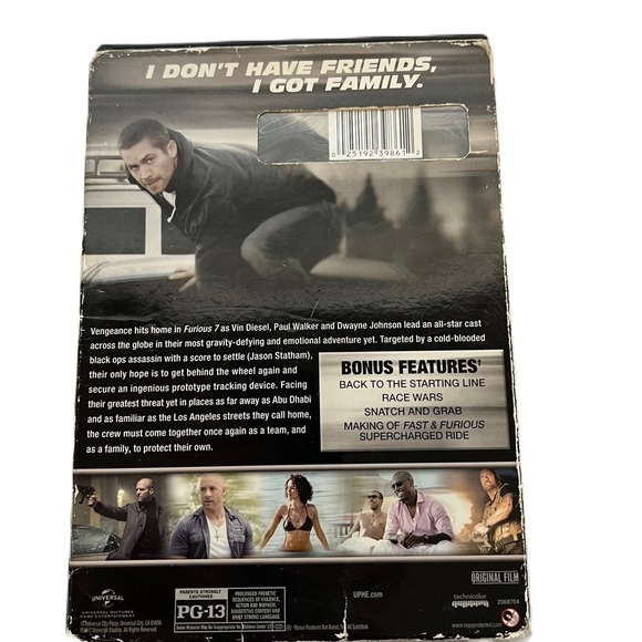 Furious 7 DVD Pre-Owned - Picture 5 of 5